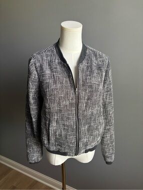 Gap Factory Tweed Bomber Jacket